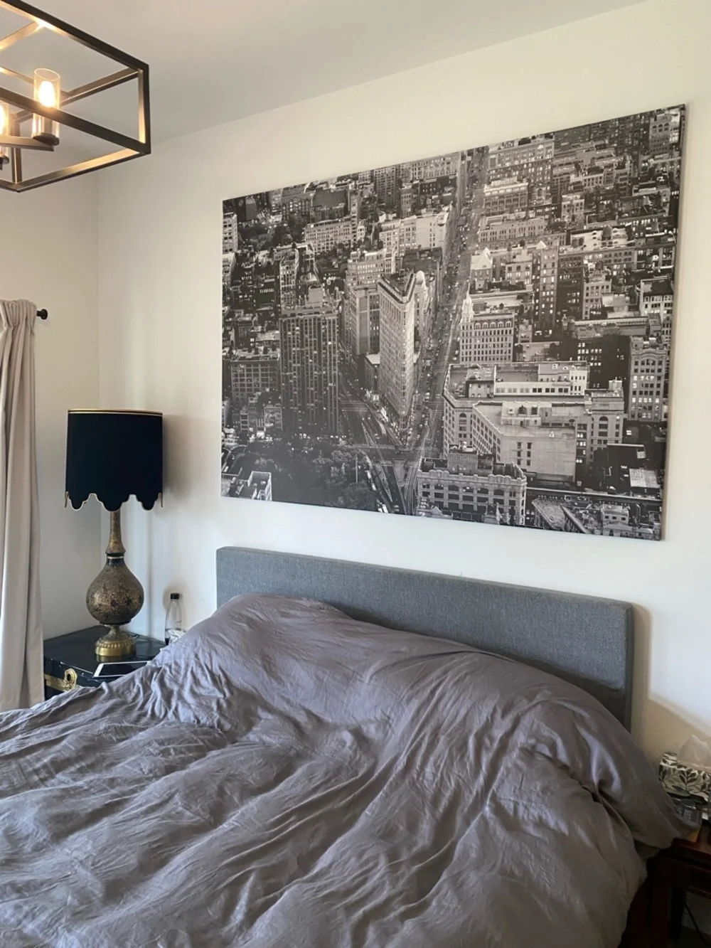 NYC cityscape large canvas print-Y2K IKEA - Picture 3 of 6